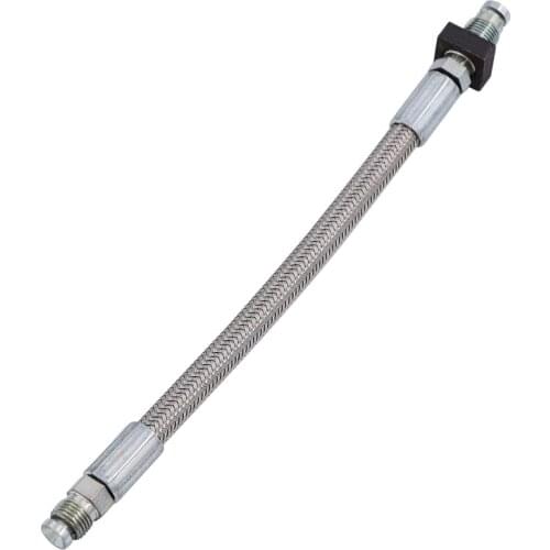 GREAT 6" Braided Steel Paintball CO2 Hose with the Square Nut Thread 7/16-24 For Tippmann Marker