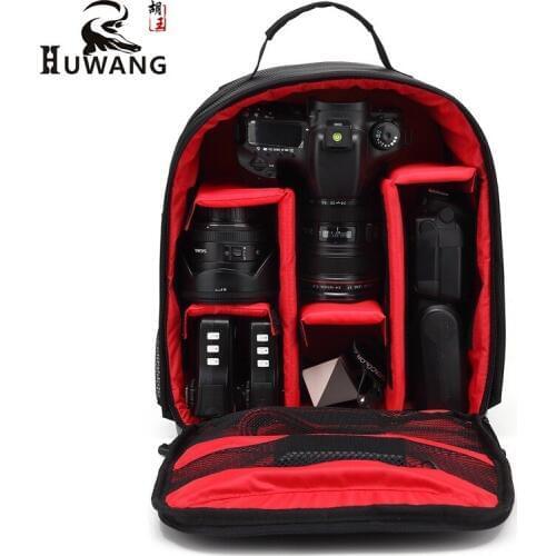 HuWang HW8015 DSLR Camera Bag Waterproof Backpack Compact Travel Camera Backpack Men Women Backpack For Digital Camera