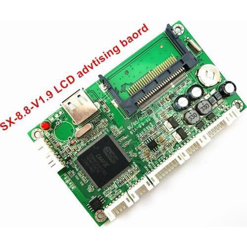SX-8.8 Media player board support PIR sensor can detect human body and output a signal to control play state Media player board