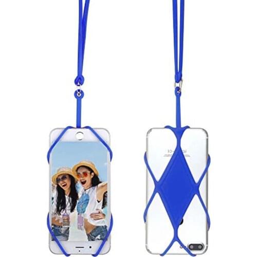 Universal Silicone Cell Phone Lanyard Holder Case Cover Phone Neck Strap Necklace Sling For Smart Mobile phone lanyard for phone