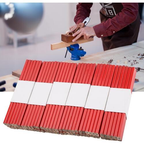 72pcs Octagonal Carpenter Pencil Woodworking Marking Tool Wooden Lead Pencils 175mm Free Shipping
