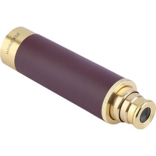 High Power 25X30 Monocular Vision Monocular Pirate Monocular with Free Leather Bag