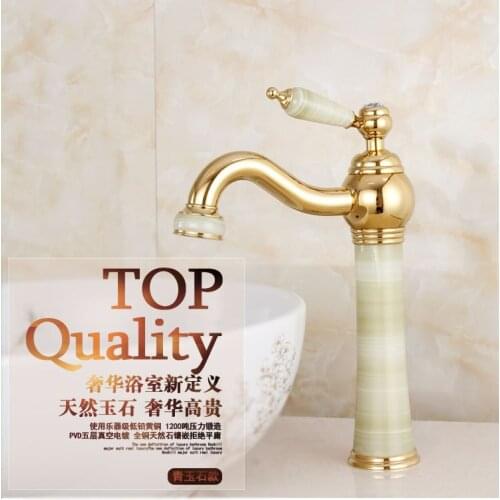 Top quality bowlder bathroom water faucet of luxury golden bathroom basin mixer tap of hot cold basin faucet