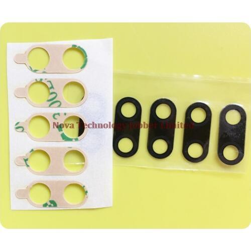 Wyieno 2Pcs/Lot Honor10 Real Camera Glass Lens For Honor 10 Back Rear Camera Lens With Glue Tracking