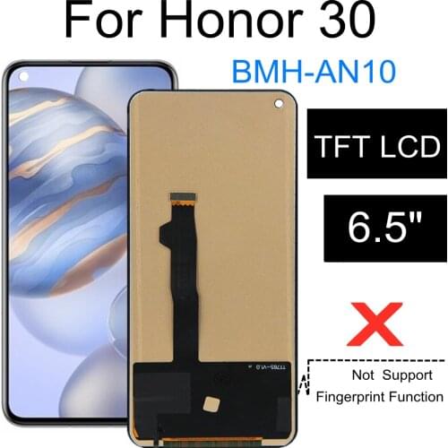 TFT LCD FOR Huawei Honor 30 BMH-AN10 LCD Display TOUCH Screen Replacement Accessories Assembly