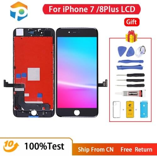 YWEWBJH Grade AA For iPhone 8 7 6S 6 Plus LCD Screen Replacement Display Touch Digitizer Assembly No Dead Pixel With Gift