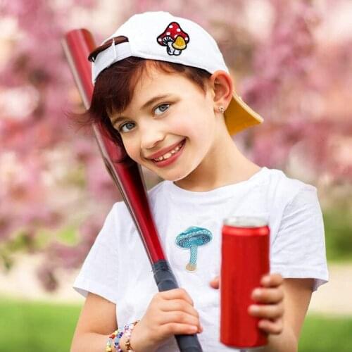 12Pcs Mushroom Patches Iron on for Clothing Pants Shoes Curtain, DIY Mushroom Embroidery Patch Sewing Craft Decoration