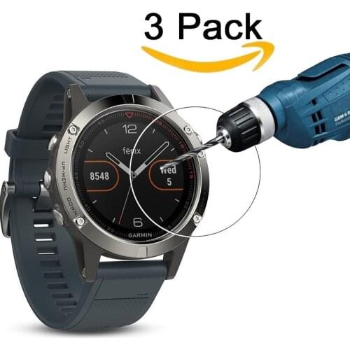 2.5D Tempered Glass Film Screen Protector For Garmin Fenix 5 GPS Smart Watch Accessories