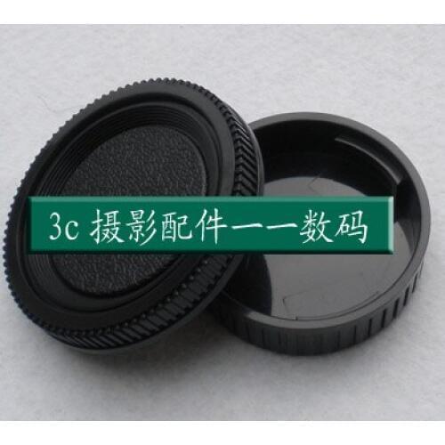 2set Camera Lens Body Cover + Rear Lens Cap Hood Protector for Minolta MD MC SLR Camera