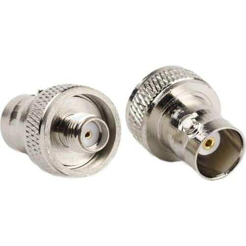2pcs SMA Female To BNC Female Convert Adapter For Two Way Radio BaoFeng UV-5R FD-880