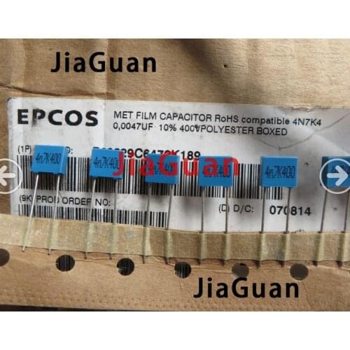 20PCS NEW EPCOS B32529C6472K 0.0047uf/400v PCM5 B32529 4.7NF 400VDC 4700pf 4n7K400 472/400V MKT 472 4700P