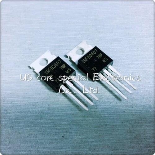 20PCS IRFB3607 IRFB3607PBF field effect transistor MOSFET N channel 75V 80A TO-220 100% new original