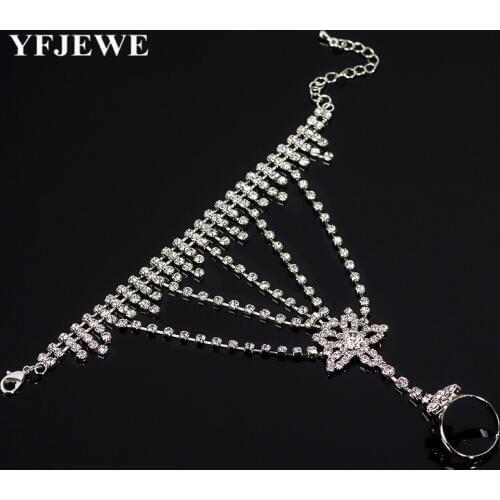 2017 Handmade European & American Charm Bracelets & Bangles Sivler Plated Crystal Bracelets For Women Jewelry