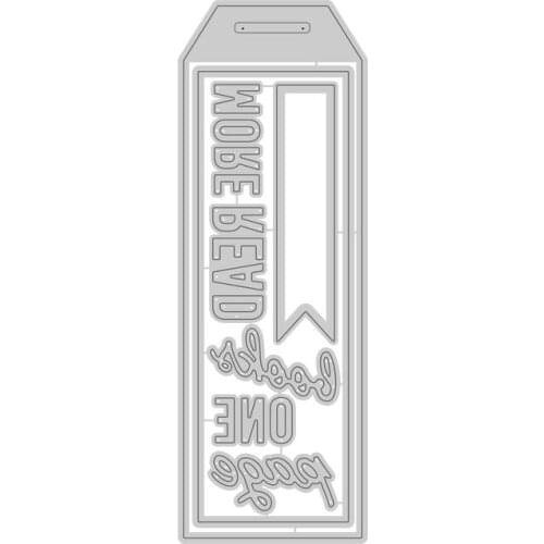 2021 AliliArts Metal Cutting Dies Book mark diy Scrapbooking Photo Album Decorative Embossing PaperCard Crafts Die