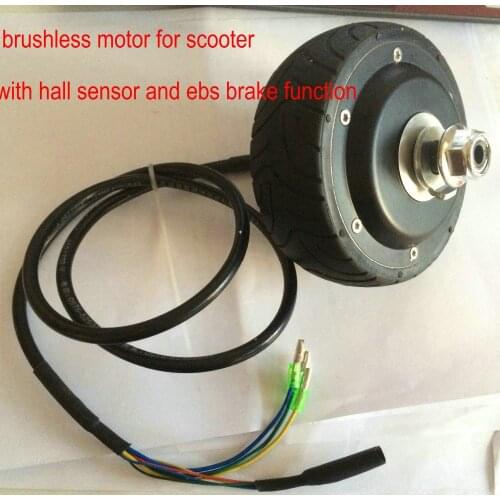 4Inches BLDC Hub Motor With Tyre Hall Sensor And EABS Function Enable For Electric Scooter Ebike Motorycle Front Or Rear Driven