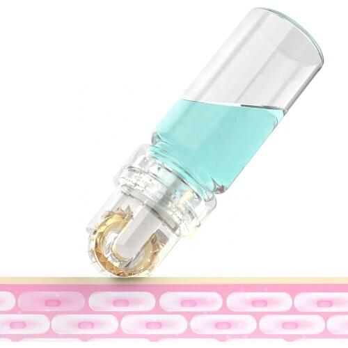 64 all in one hyaluronic acid serum microneedle 64 pins derma roller face serum skin care with