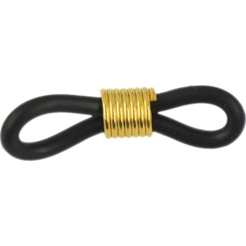 70pcs Anti-slip Rubber End Loop Eyeglass Spectacle Strap Loop End Supplies