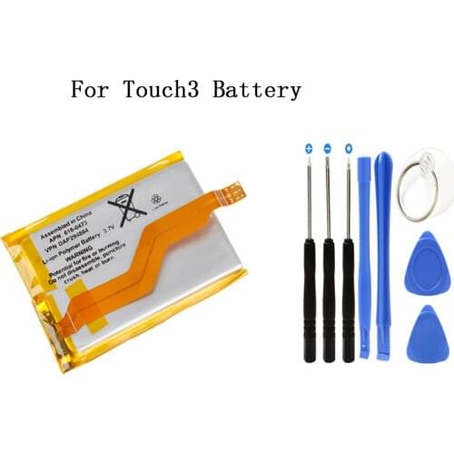 800mAh 616-0471 616-0473 Battery For Apple iPod Touch 3nd Gen 3G Touch3 Touch3G 3 Batterie Batterij Accumulator AKKU +Tool Gift