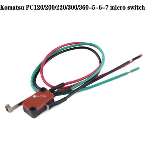 Excavator accessories for Komatsu PC120/200/220/300/360-5-6-7 hydraulic lock pilot safety lock micro switch power switch