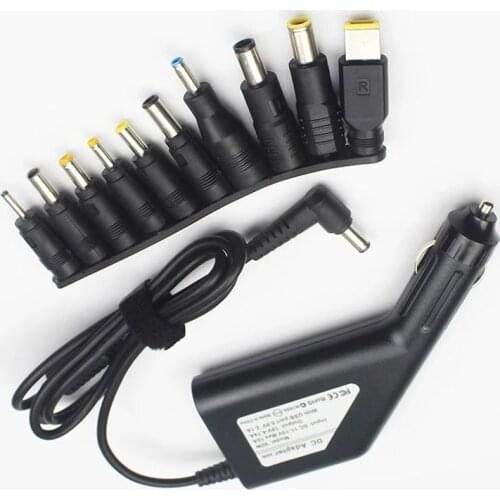 90W Car Laptop Charger DC USB Type C Male Charger Converter Female Plug to USB C Converter For Car Charger Laptop With 10 Ports