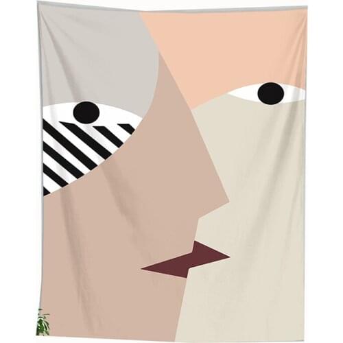 Large fabric wall tapestry cat wall hanging cloth tenture murale room wall decoration tapestry nordic