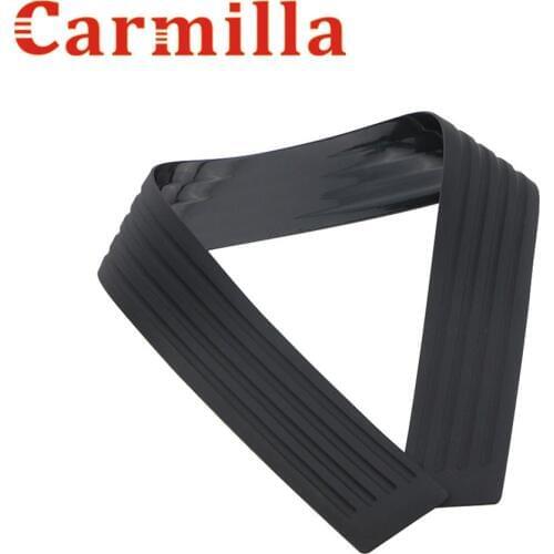 Carmilla Rubber Rear Guard Bumper Protector Trim Cover For Nissan Teana X-Trail Qashqai Sylphy Sunny March Murano Juke Almera