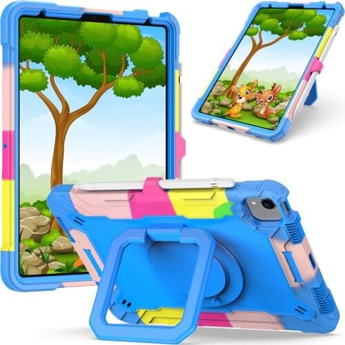 Case For iPad Air 4 10.9 2020 Cover Heavy Duty Armor Shockproof Silicone Kids Tablet Coque For iPad Pro 11 2020 2018 Capa Fundas