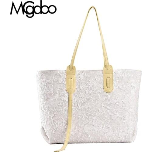 MGCDOO Designer Shoulder Bag Unique Leather Tote Bags Casual Large Capacity Handbag High Quality Bag