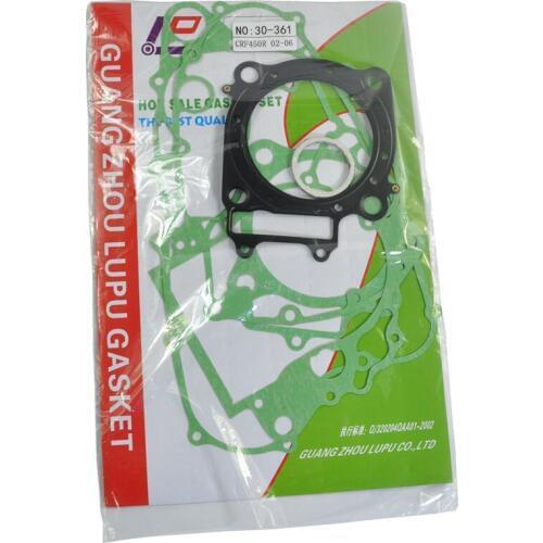 For Honda CRF450R 02-06 Motorcycle Full Engine Cylinder Crankcase Complete Gasket Sets Motor Bike Cover Top End Rebuilding Kits