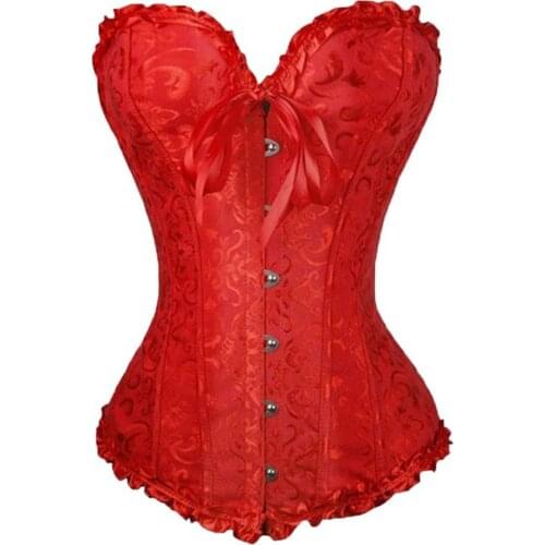Womens Corset, Sexy Lace Floral Waist Shaping Bustier Top for Wedding Dating Costume Party Photography