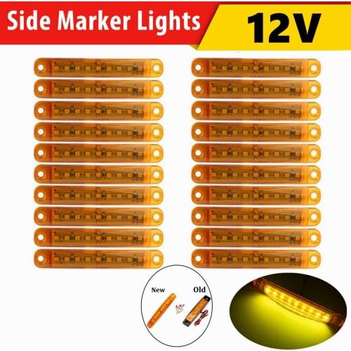 20PCS 12 v Trailer Lights Caravans Trailer LED Lighting LED Tail Light Rear Truck Lights Lamps Trailer 12v Side Marker Light