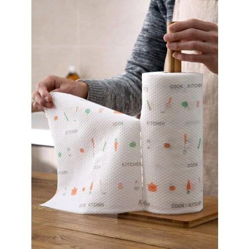 Good home kitchen absorbent paper, dry and wet dual purpose breakpoint design, multi-purpose, strong cleaning