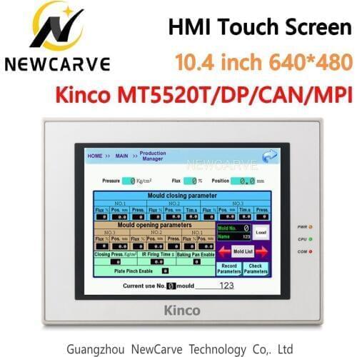 Kinco MT5520T MT5520T-DP MT5520T-CAN MT5520T-MPI HMI Touch Screen 10.4 inch 640*480 Human Machine Interface Newcarve