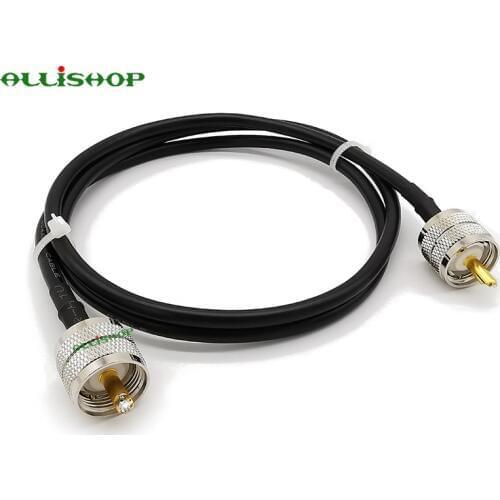 1-15M UHF Male PL-259 To UHF Male PL259 RG58 Coax Cable For for HAM & CB Radio,Antenna Analyzer,Dummy Load, SWR Meter
