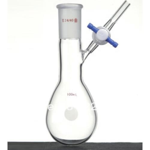 F901450 Flask, Modified schlenk Tube, Capacity:50ml, Joint:14/20, Stopcock Type:Teflon901450