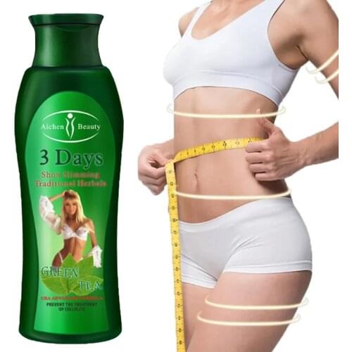 Green Tea Slimming Cream Body Care Massage Reduce Cellulite Shaping Cream Skin Health Care Cream Lose Weight Burning Fat 200ml