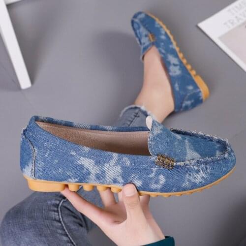 Fashion Womens One-step Single Shoes 2021 Spring and Summer New Womens Shallow Mouth Set Foot Casual Canvas Womens Shoes