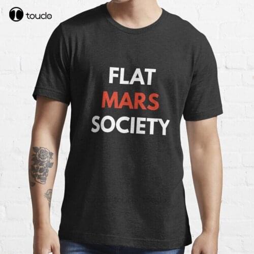 New Flat Mars Society Shirt Funny Space I Love Space T-Shirt Cotton Men Tee Shirt