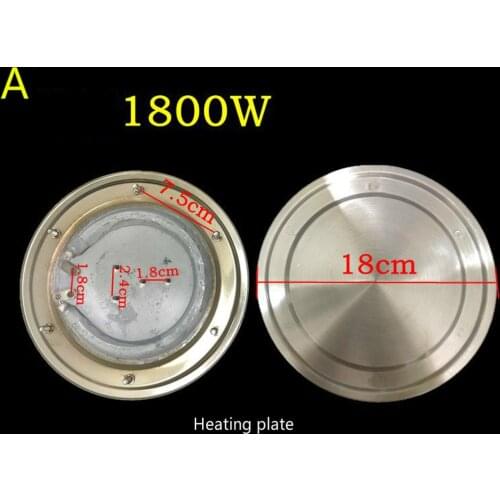 Bucket heating heating plate electric heating barrel plate double heat pipe electric tray single pipe 1800w double pipe 2800w