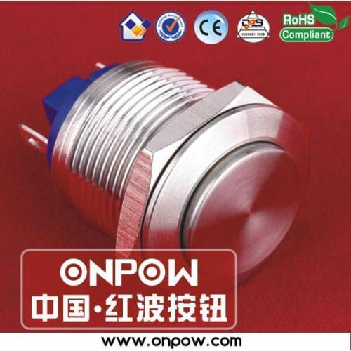ONPOW 19mm solder terminal pushbutton switch GQ19H-10/J/S