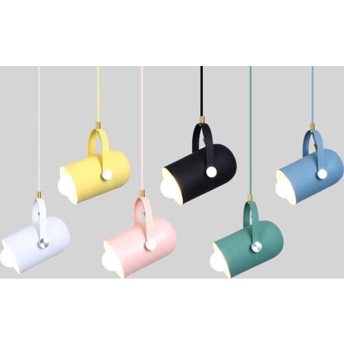 Nordic Restaurant Pendant Light Minimalism droplight E27 small pendant light for Home decor lighting lamp and Bar Showcase light