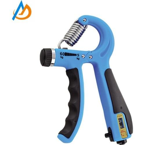 Counting R-type Gripper Fitness Adjustable Gripper Finger Exerciser Finger Gripper Grip Strength Device