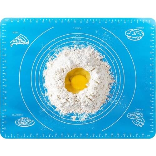 50*40cm Silicone Baking Mat Sheet Baking Mat for Rolling Dough Macaroo Pizza Dough Non-Stick Maker Kitchen Holder Pastry