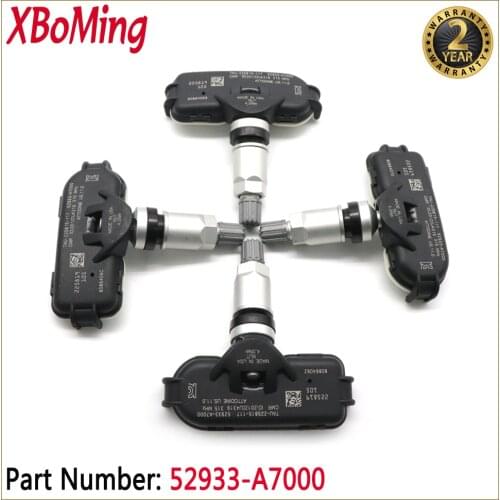 TPMS Tire Pressure Sensor Monitor System 315Mhz 52933-A7000 for Hyundai Elantra Coupe Kia Forte Koup Forte5 315Mhz 52933A7000