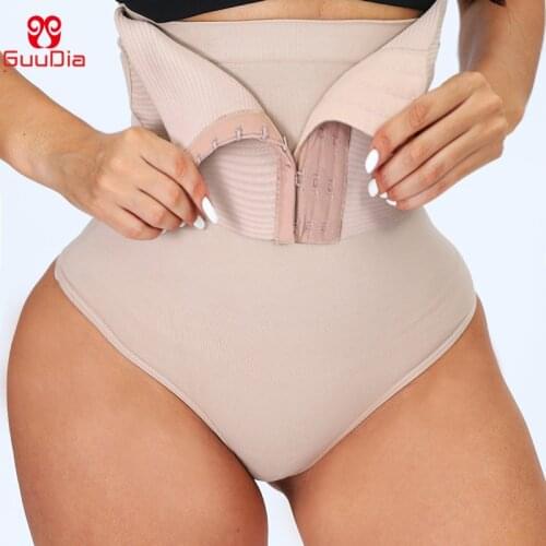 GUUDIA Women Body Shaper Thong 5XL Tummy Control Shapewear Panties High Waisted Waist Trainer Underwear Butt Lifter Firm Stomach