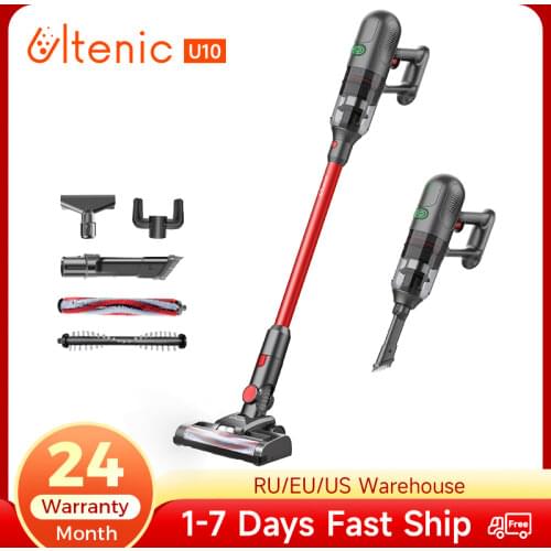 Ultenic U10 Wireless Vacuum Cleaner 23KPA Suction Vacuums&Sweeps for Floor&Carpet with removable Battery Smart Home Applicance