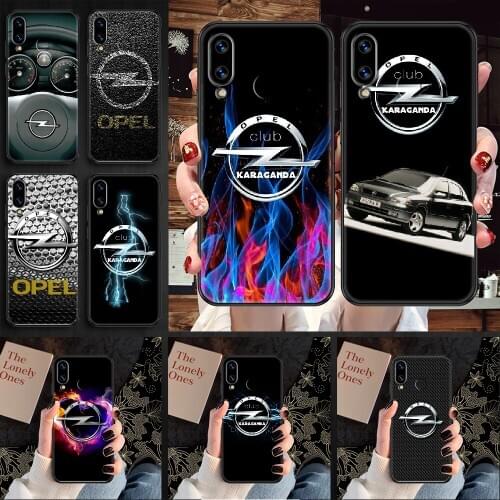 Opel Astra car Phone case For Huawei Honor 6 7 8 9 10 10i 20 A C X Lite Pro Play black luxury shell 3D Etui fashion prime trend
