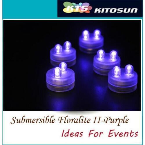 Factory vendor LED Dual Super White SUBMERSIBLE Wedding Party Light Decoration Water Floral 100lights