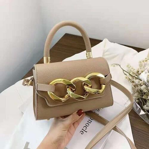 Ladies Luxury Designer Chain Tote Hangbags Fashion Small PU Leather Mobile Phone Wallet Crossbody Shoulder Messenger Purses Bag