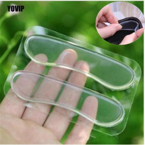 1pair invisible silica gel stickers transparent slip-resistant foot shoes stickers high heel shoe pad insoles foot care